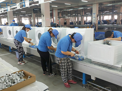 开足马力，高效运转——生产一线全力保障巴西客户衣物烘干机订单