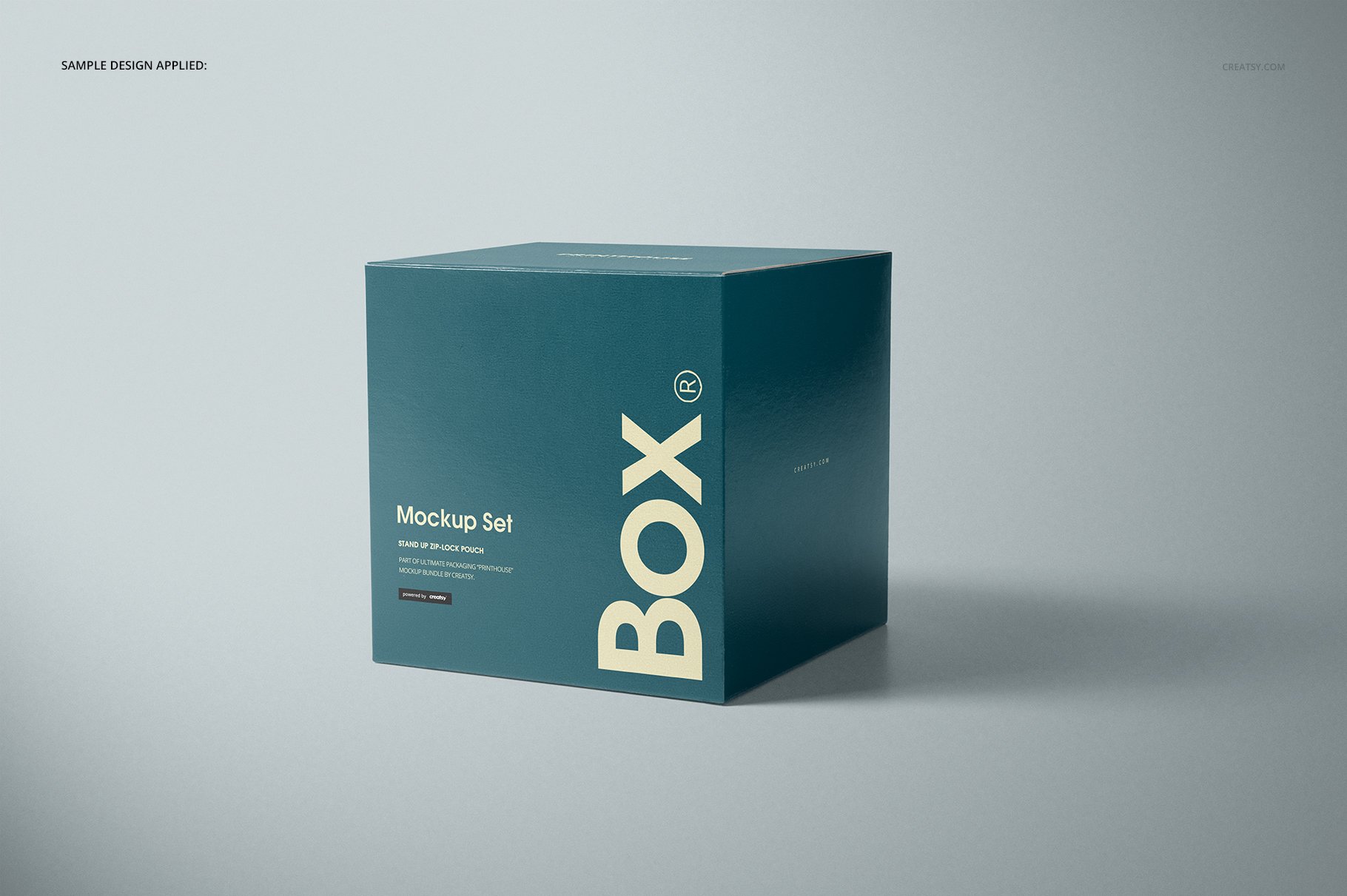 闪耀方形礼物包装纸盒设计展示 Glossy Gift Square Box Mockup Set的视觉魅力
